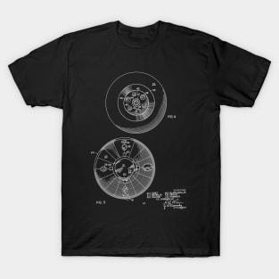 Space Capsule Vintage Patent Drawing Funny Novelty T-Shirt